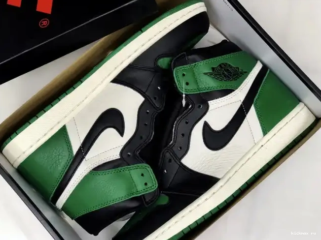 Cheap MAX Pine 555088-302 NRG OG High 1 Air Green Jordan Sail-Black 0325